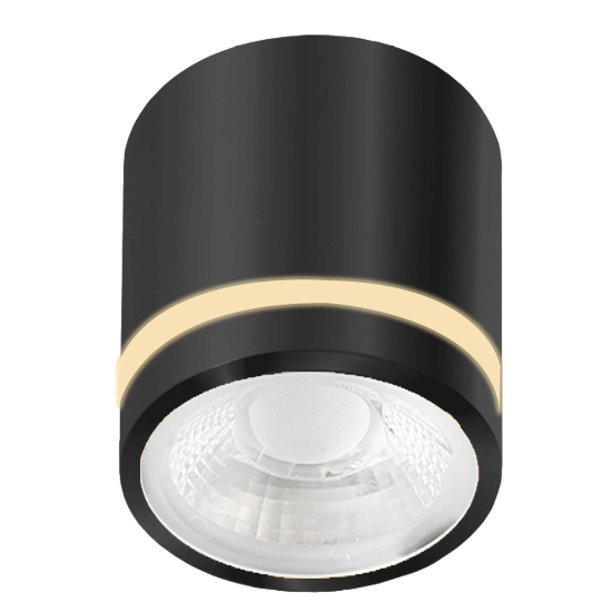 VICI IP44 12W CCT SWITCH BK AZ6039 AZZARDO